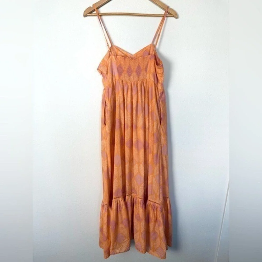 Anthropologie Orange Maxi Dress - Picture 9 of 13